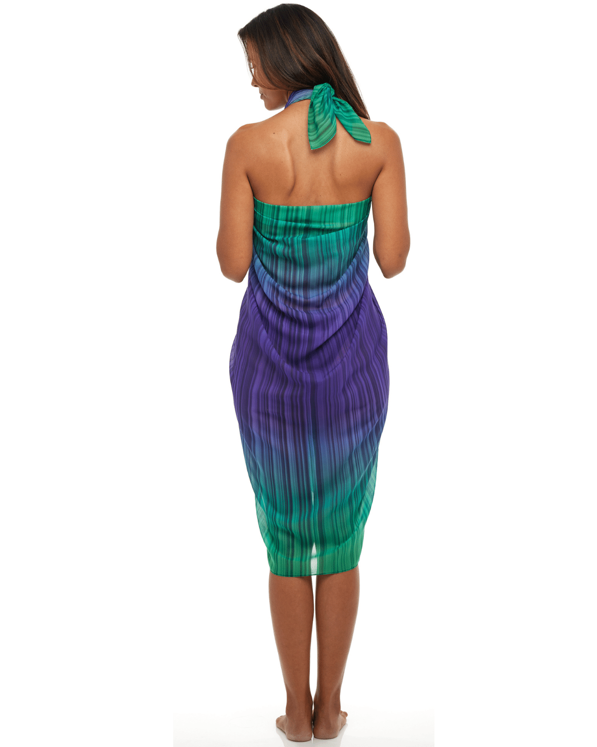 Beach Sarong | Pareo | Beach Scarf | Wrap | PurpleGreen