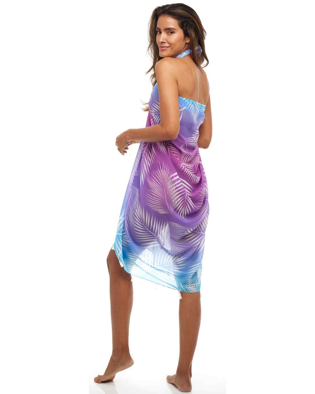 Beach Sarong | Pareo | Beach Scarf | Wrap | BluePurple