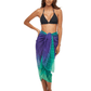 Beach Sarong | Pareo | Beach Scarf | Wrap | PurpleGreen