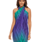 Beach Sarong | Pareo | Beach Scarf | Wrap | PurpleGreen