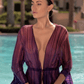 Beaded Striped Kimono