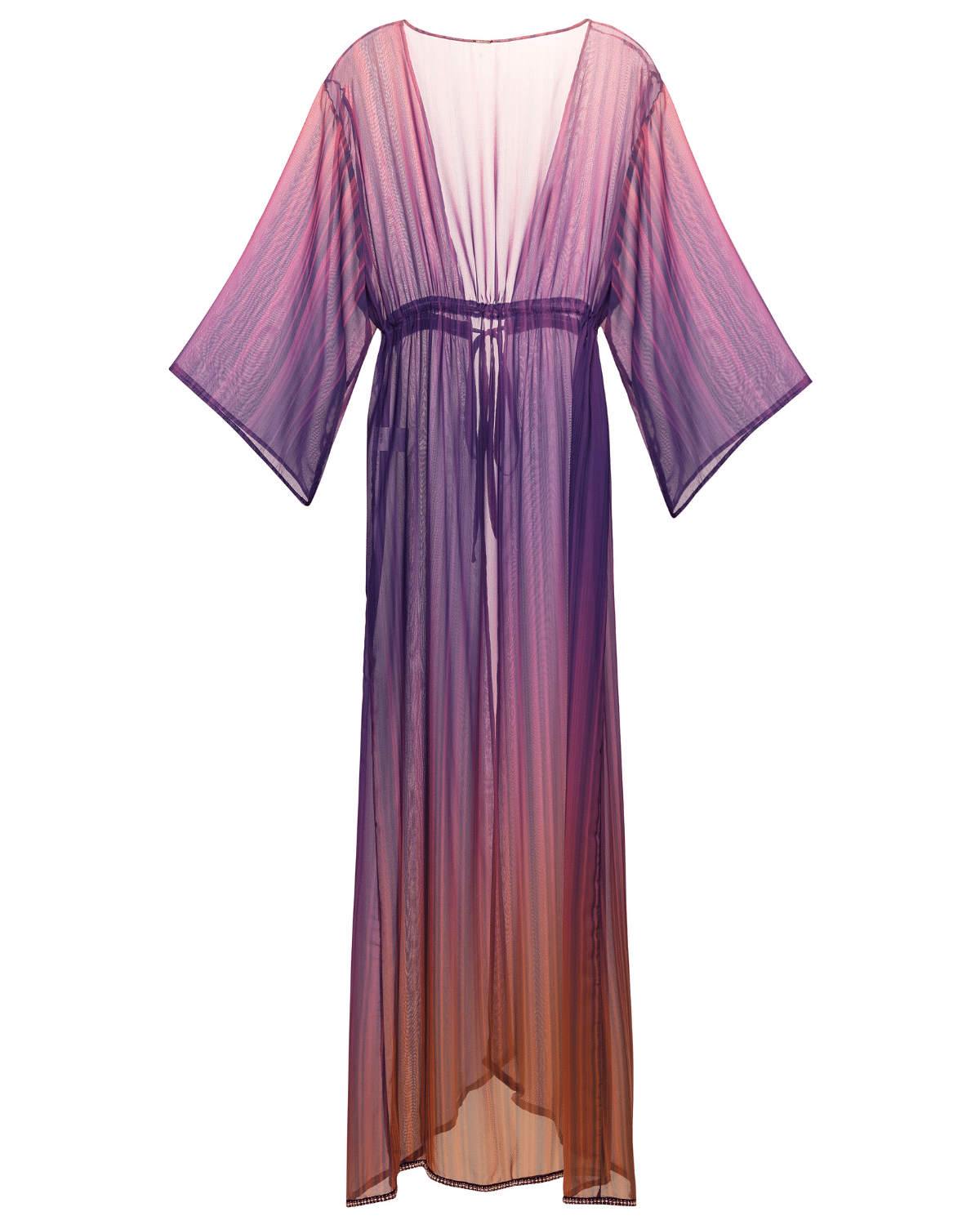 Beaded Striped Kimono