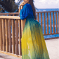 Beaded Striped Kimono
