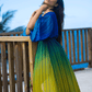 Beaded Striped Kimono