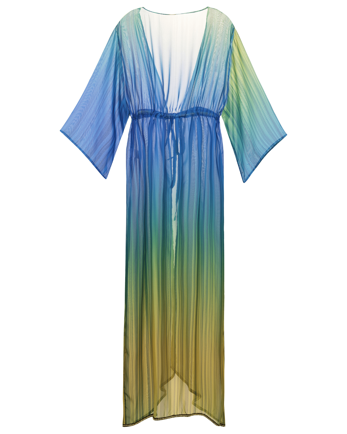 Beaded Striped Kimono