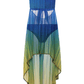 High-Low Smocked Dress | YellowBlue
