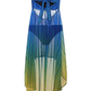 High-Low Smocked Dress | YellowBlue