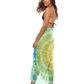 Tie Dye Inspired | Sarong | Pareo | Beach Scarf | Wrap | YellowBlue