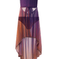 High-Low Smocked Dress | OrangePurple