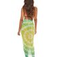 Tie Dye Inspired | Sarong | Pareo | Beach Scarf | Wrap | YellowBlue