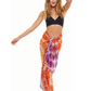 Tie Dye Inspired | Sarong | Pareo | Beach Scarf | Wrap | OrangePurple