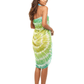 Tie Dye Inspired | Sarong | Pareo | Beach Scarf | Wrap | YellowBlue
