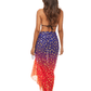 Gold Leopard Beach | Sarong | Pareo | Beach Scarf | Wrap | PinkMulti