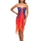 Gold Leopard Beach | Sarong | Pareo | Beach Scarf | Wrap | PinkMulti