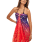 Gold Leopard Beach | Sarong | Pareo | Beach Scarf | Wrap | PinkMulti
