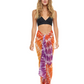 Tie Dye Inspired | Sarong | Pareo | Beach Scarf | Wrap | OrangePurple