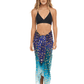 Gold Leopard Beach | Sarong | Pareo | Beach Scarf | Wrap | BlueMulti