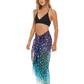 Gold Leopard Beach | Sarong | Pareo | Beach Scarf | Wrap | BlueMulti