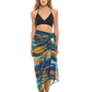 Beach Sarong | Pareo | Beach Scarf | Wrap | BlueYellow