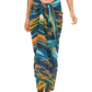 Beach Sarong | Pareo | Beach Scarf | Wrap | BlueYellow