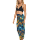 Beach Sarong | Pareo | Beach Scarf | Wrap | BlueYellow