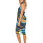 Beach Sarong | Pareo | Beach Scarf | Wrap | BlueYellow