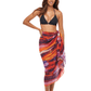 Beach Sarong | Pareo | Beach Scarf | Wrap | OrangePurple