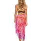 Beach Sarong | Pareo | Beach Scarf | Wrap | PinkOrange