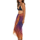 Beach Sarong | Pareo | Beach Scarf | Wrap | OrangePurple