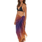 Beach Sarong | Pareo | Beach Scarf | Wrap | OrangePurple