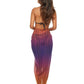 Beach Sarong | Pareo | Beach Scarf | Wrap | OrangePurple