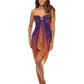Beach Sarong | Pareo | Beach Scarf | Wrap | OrangePurple