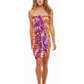 Tie Dye Inspired | Sarong | Pareo | Beach Scarf | Wrap | OrangePurple