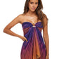 Beach Sarong | Pareo | Beach Scarf | Wrap | OrangePurple