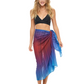 Beach Sarong | Pareo | Beach Scarf | Wrap | RedBlue
