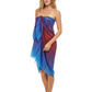 Beach Sarong | Pareo | Beach Scarf | Wrap | RedBlue