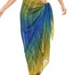 Beach Sarong | Pareo | Beach Scarf | Wrap | YellowBlue