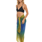 Beach Sarong | Pareo | Beach Scarf | Wrap | YellowBlue