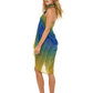 Beach Sarong | Pareo | Beach Scarf | Wrap | YellowBlue